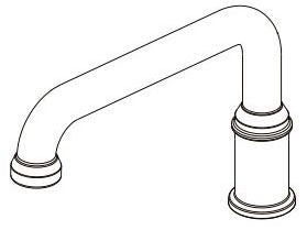 Delta Broderick RP103742SSPR Spout Assembly