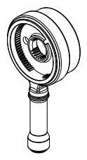 Delta Broderick RP103747PCPR Volume Handle, Set Screw & Cover