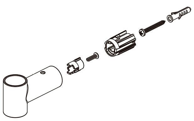 Delta RP103789PCPR Replacement Mounting Hardware Kit