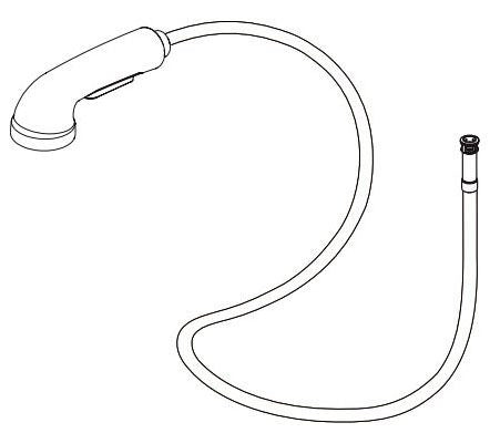 Peerless Westchester RP103800SS Hose Assembly, Connector & Check Valve