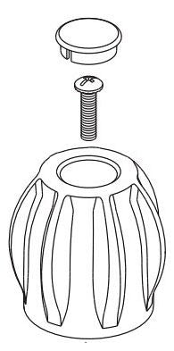 Peerless Core RP103801PC Handle - 2K Clear