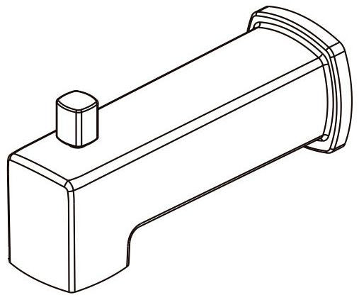 Peerless Ezra RP103833BL Tub Spout - Diverter