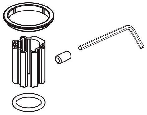 Peerless Ezra RP103885 Retainer, O-ring, Sleeve, Screw & Wrench