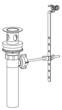 Brizo Litze RP28653GL Complete Pop-Up Assembly