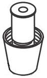 Brizo Siderna RP40663BL Conical Nut