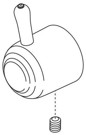 Delta Innovations RP49264 Metal Lever Handle Kit - Diverter