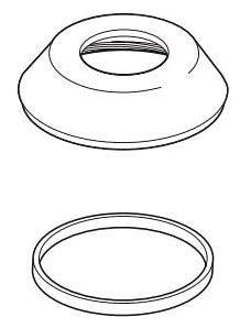 Delta Lahara RP51290BL Escutcheon - Roman Tub Hand Shower Base