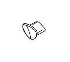 Delta Lahara RP51343 Button - Hot / Cold Indicator - Blue