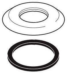 Delta Lahara RP51628SS Handle Base w/ Gasket - Roman Tub