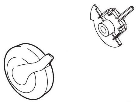 Delta Carlisle RP52152SS Temperature Knob & Cover - 17 Series