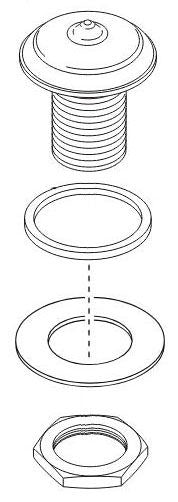 Brizo Tresa RP52397PC Hole Cover Assembly