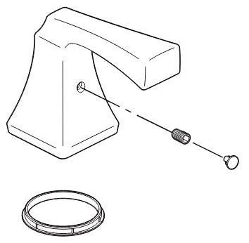 Delta Dryden RP53409 Metal Lever Handle Kit - Roman Tub