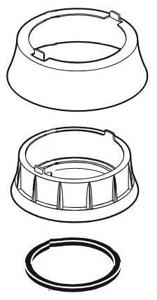 Delta Addison RP60979RB Trim Ring, Base & Gasket