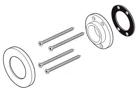 Brizo Traditional RP61197MW Mounting Kit - Wall-Mount