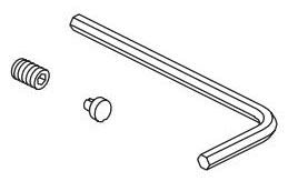 Brizo Virage RP62374BN Handle Buttons, Set Screws and Allen Wrench