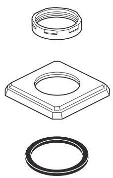 Brizo Virage RP62375PC Handle Base, Gasket, and Mounting Nut