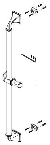 Brizo Virage RP62601GL Slide Bar Assembly