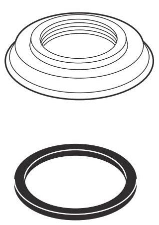 Brizo Baliza RP62771RB Handle Base, Gasket, and Mounting Nut
