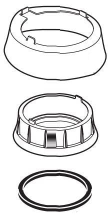 Delta Linden RP62778SS Trim Ring, Base & Gasket