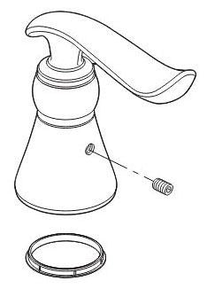 Delta Linden RP70635RB Metal Lever Handle Set - Roman Tub