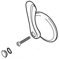 Brizo Charlotte RP70907BN Temp Control Handle & Set Screw