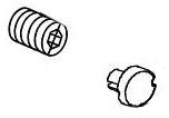 Delta Cassidy RP72714SS Set Screws & Buttons (2)