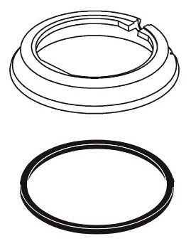 Delta Cassidy RP72723 Spout Base & Gasket - High Arc Roman Tub