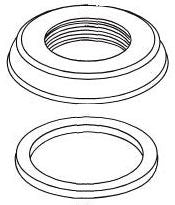 Delta Silverton RP72758RB Handle Flange & Gasket