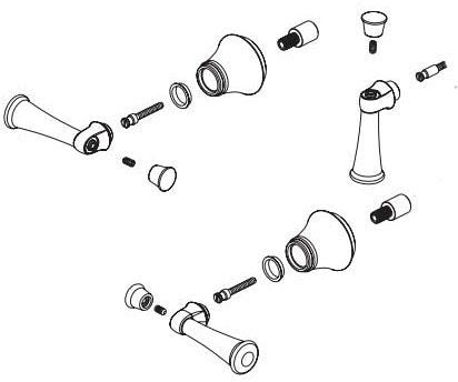 Brizo Baliza RP75232PC Handle Kit