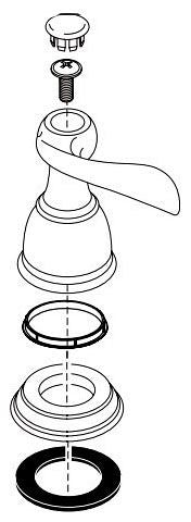 Delta Windemere RP75267SS Metal Lever Handle Set