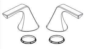Brizo Sotria RP76567PC Handle Assembly and Glide Ring