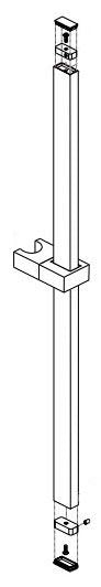 Brizo Siderna RP77093BL Slidebar Assembly