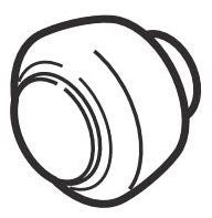 Brizo Rook RP81045GL Finial
