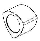 Delta Zura RP84240BL Sleeve - Single Handle Wall Mount Bathroom