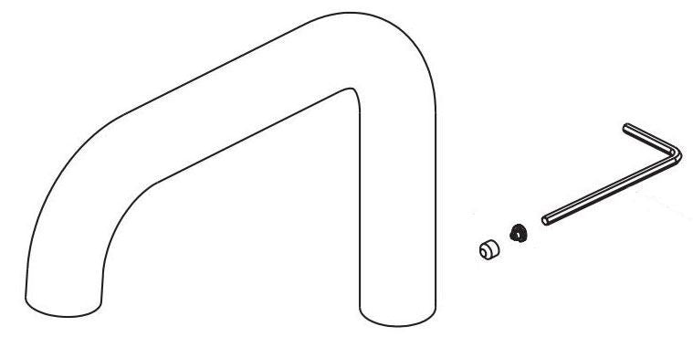 Brizo Litze RP90025SL Spout and O-Rings - Lavatory