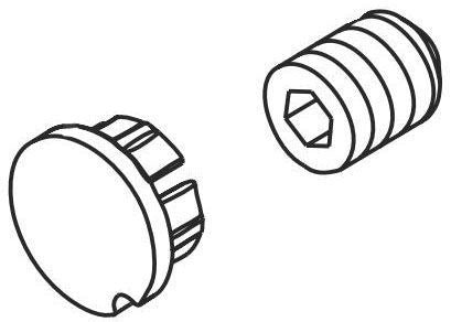 Brizo RP90418BNX Set Screw & Button