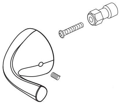 Delta Foundations RP90845SS Metal Lever Handle - Tub & Shower