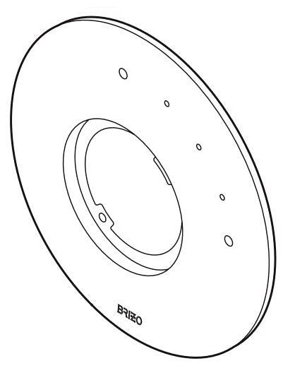 Brizo Odin RP91106GL Escutcheon