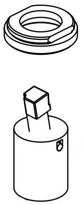Delta RP91507 BONNET NUT and Kerox cartridge