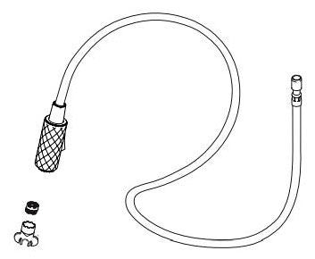 Brizo Litze RP91785GL Hose & Sprayer Assembly
