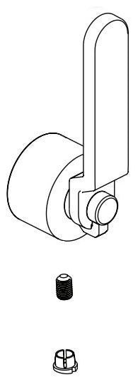 Brizo Litze RP91805PC Industrial Handle Kit