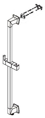 Brizo Vettis RP92008PC Slide Bar Assembly
