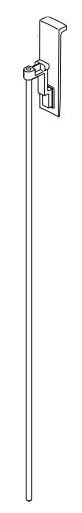 Brizo Vettis RP92359PC Finial and Lift Rod