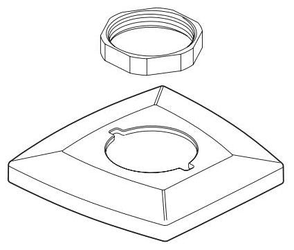 Brizo Vettis RP92363PC Handle Base and Nut