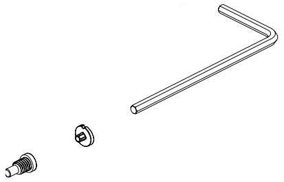Delta Pivotal RP92592AR Screw, Button and Allen Wrench