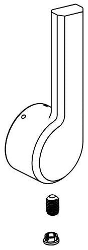 Delta Pivotal RP93282PN Handle, Set Screw and Button