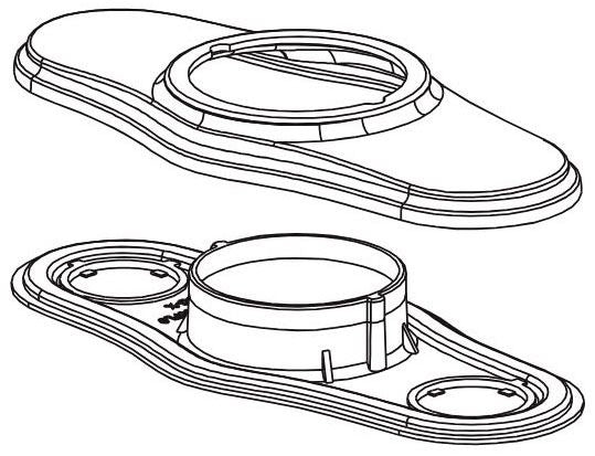 Delta Retail Channel Product RP93657SP Escutcheon and Gasket