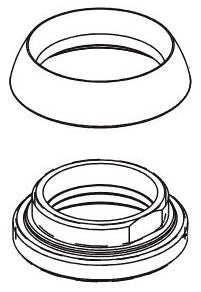 Delta Arvo RP93978SP Bonnet Nut Cap