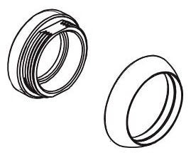 Peerless Westchester RP93985OB Bonnet Nut and Cap