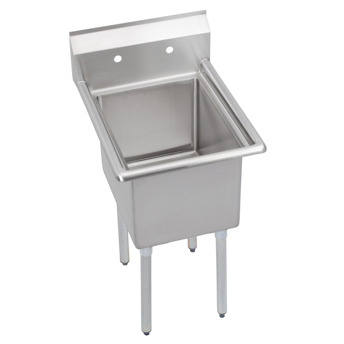 Elkay Dependabilt Stainless Steel 21" x 25-13/16" x 43-3/4" 18 Gauge One Compartment Sink with Stainless Steel Legs